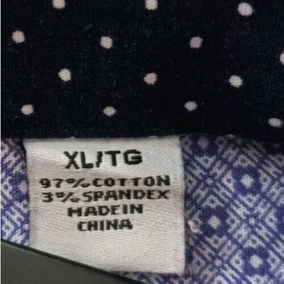 NICK GRAHAM Mens Lavender Pattern Modern Fit Longsleeve Shirt Size Xlarge - Picture 5 of 10